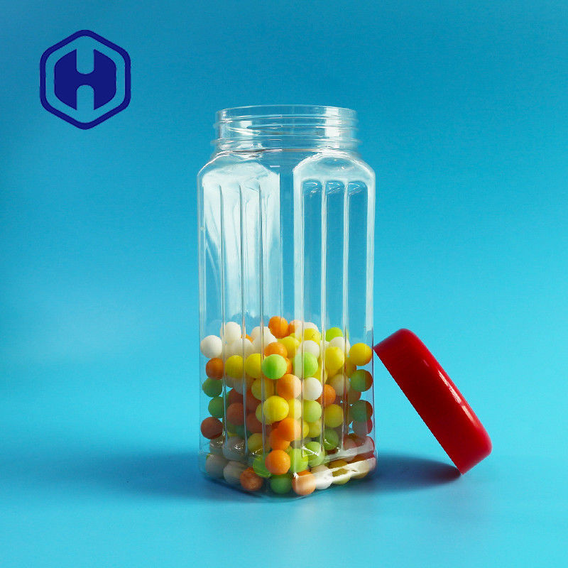 dos cajus maiorias das porcas do frasco do quadrado do ANIMAL DE ESTIMAÇÃO da altura de 171mm o chá Scented secou a tampa 560ml plástica vegetal