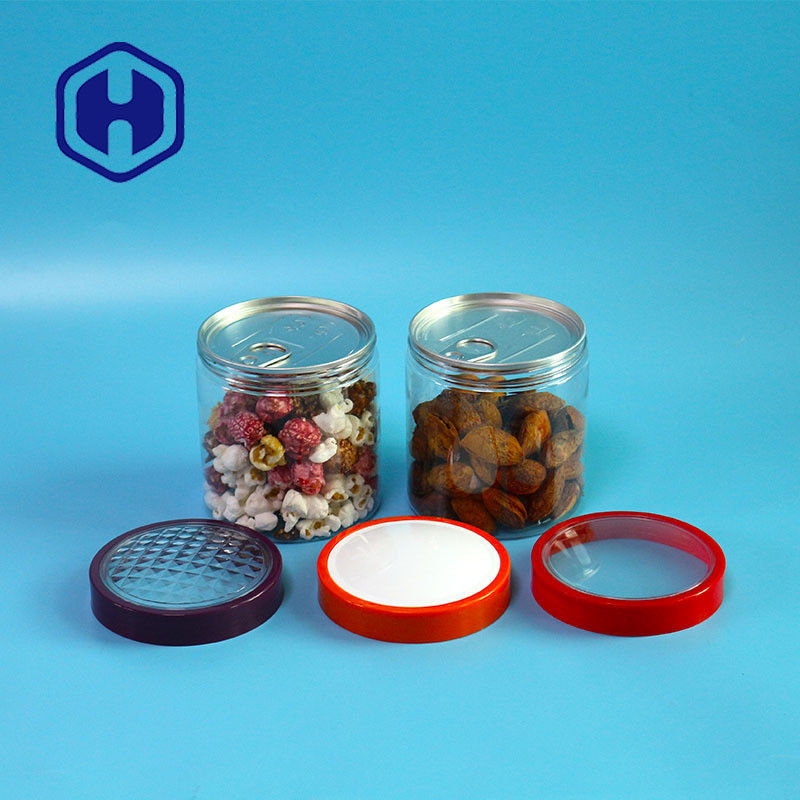 os cajus de 12.8oz 305# datam o ANIMAL DE ESTIMAÇÃO hermético podem empacotamento plástico aberto fácil com tampão de parafuso