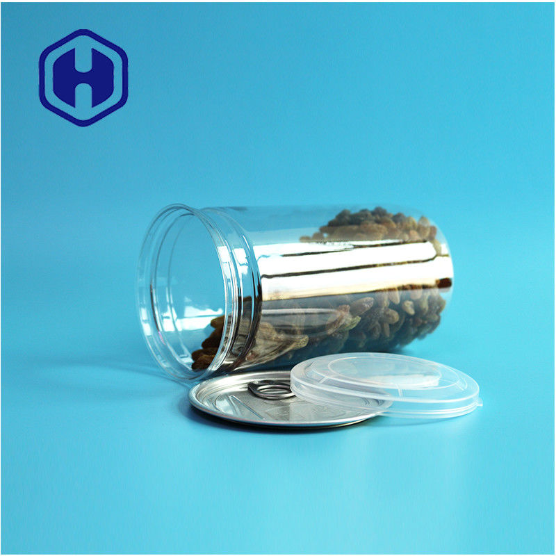 500 ml Desenhos personalizados Snack Produtos alimentares Latas de plástico PET reutilizáveis Para embalagens de alimentos