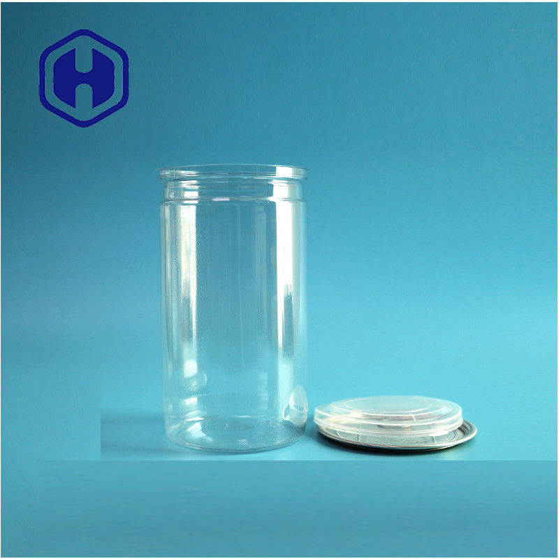 500 ml Desenhos personalizados Snack Produtos alimentares Latas de plástico PET reutilizáveis Para embalagens de alimentos