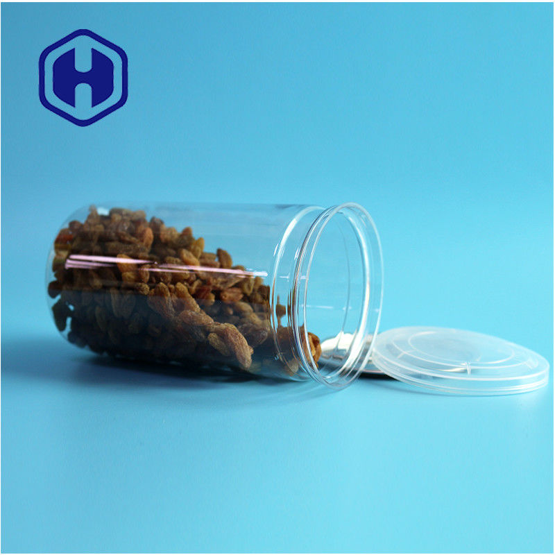 500 ml Desenhos personalizados Snack Produtos alimentares Latas de plástico PET reutilizáveis Para embalagens de alimentos