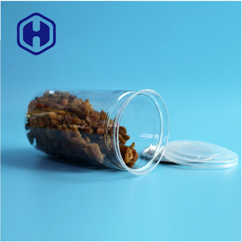 500 ml Desenhos personalizados Snack Produtos alimentares Latas de plástico PET reutilizáveis Para embalagens de alimentos