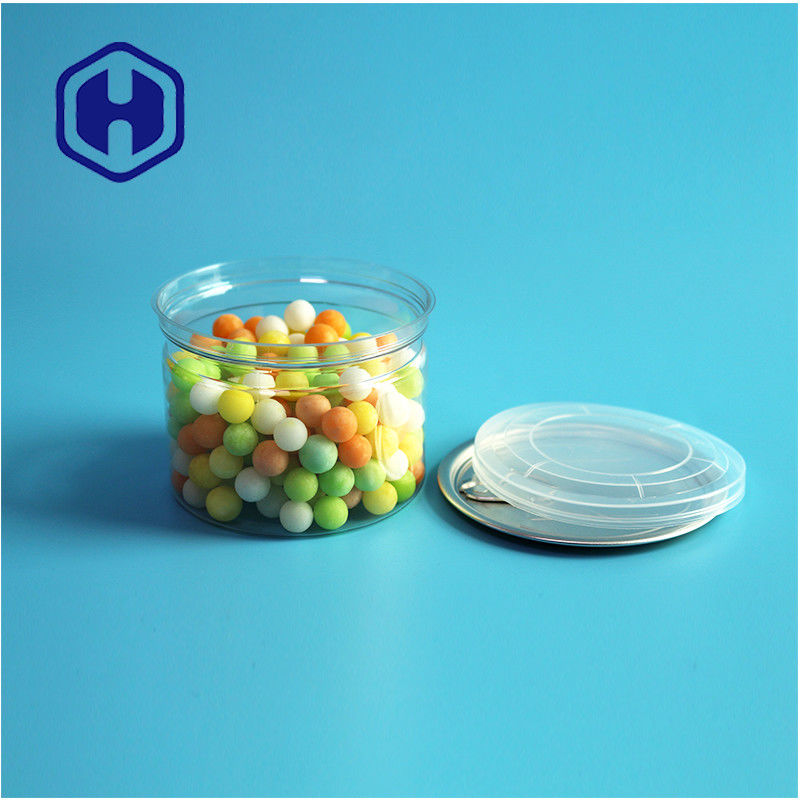 Doces Chocolate Snack 250ml 8oz PET transparente Convalescença de alimentos com extremidade aberta fácil