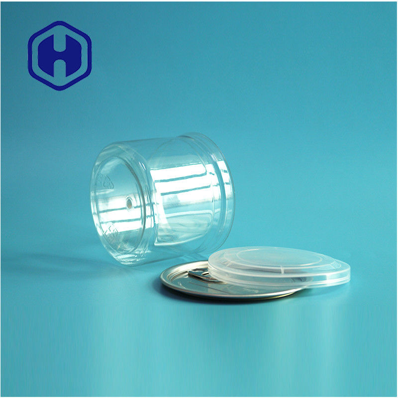 Doces Chocolate Snack 250ml 8oz PET transparente Convalescença de alimentos com extremidade aberta fácil