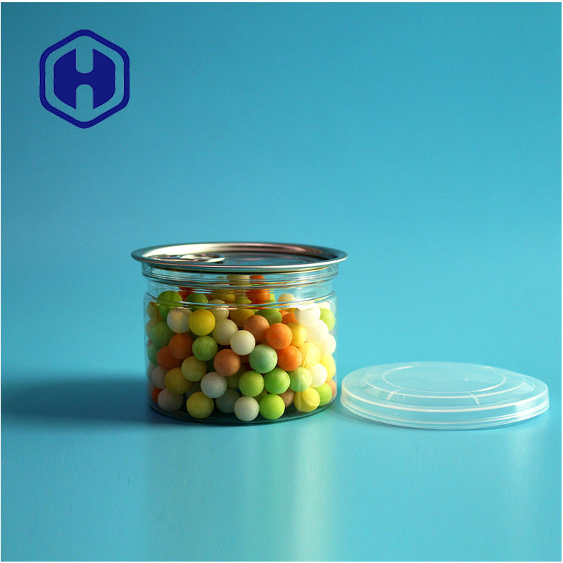 Doces Chocolate Snack 250ml 8oz PET transparente Convalescença de alimentos com extremidade aberta fácil