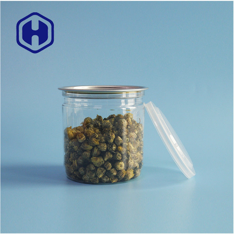 Embalagens de supermercado Embalagens herméticas PET à prova de vazamento Embalagens de plástico para biscoitos com tampa fácil de abrir