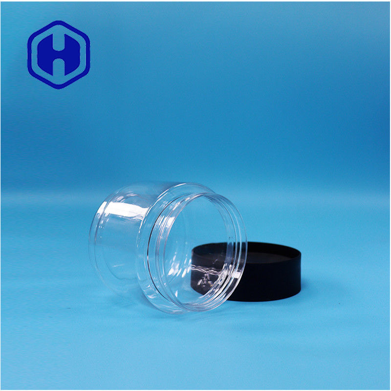 400 ml de frasco de plástico PET redondo de qualidade alimentar Para alimentos borboleta ervilha semente de lótus Sago milho