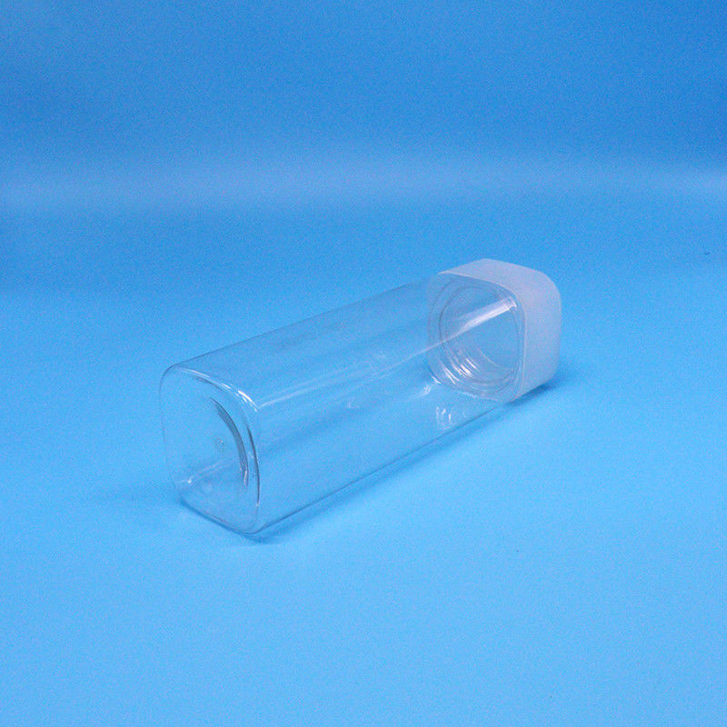 Boca Larga 600ml Snack Food Candy Transparente Quadrado PET frascos de plástico