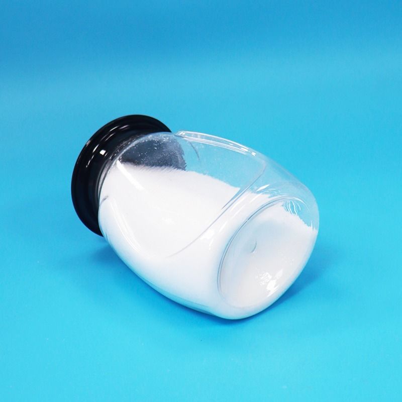 Produtos alimentares seguros Frutas secas doces Sal transparente PET frascos de plástico e parafusos tampas