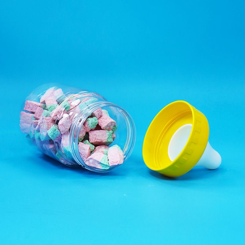 Capa de parafuso de frasco de plástico selado PET transparente de qualidade alimentar