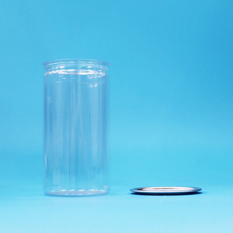 Embalagem de plástico transparente PET fácil de selar para alimentos doces bebidas