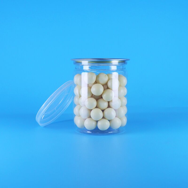 Fácil Capa aberta Organic Wild Jungle Nuts Alimentos secos Plástico transparente PET latas de pipoca