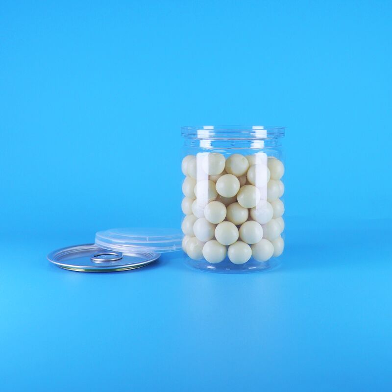 Fácil Capa aberta Organic Wild Jungle Nuts Alimentos secos Plástico transparente PET latas de pipoca