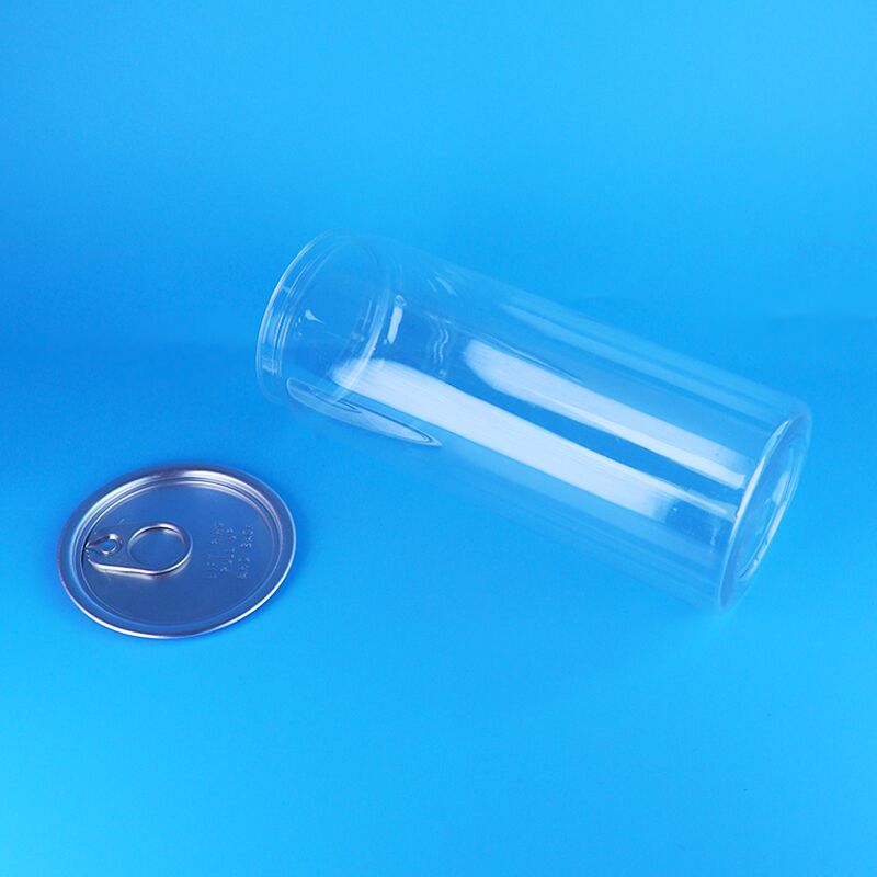 Caixa de bebidas PET livre de BPA com tampa fácil de abrir e capacidade de 520 ml para bebidas e refrigerantes