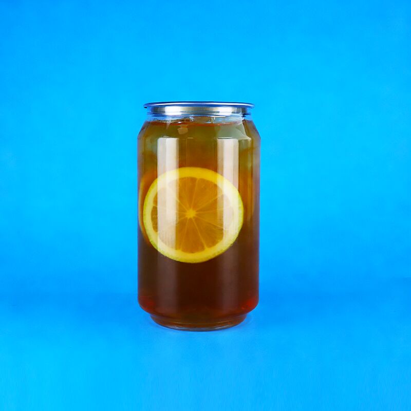 330 ml de lata de plástico PET transparente de qualidade alimentar para o café