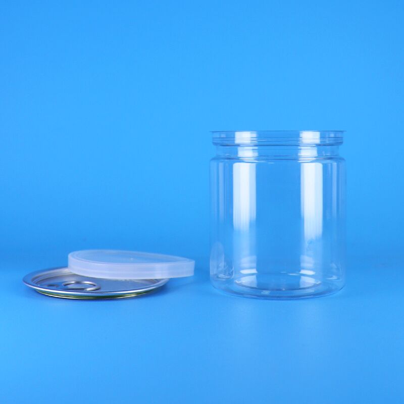 250 ml PET hermético com tampa aberta de plástico Pêssegos em lata Pêssegos de presunto Soluções de embalagem de alimentos