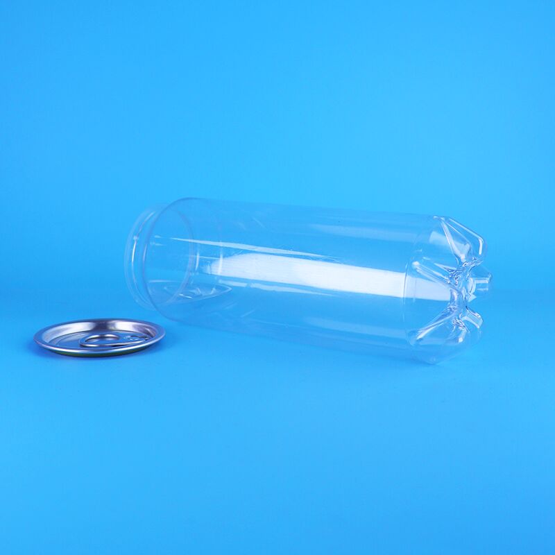 500 ml de tampa aberta fácil PET plástico pode vazamento prova de grau de alimentos para refrigerantes de laranja bebidas energéticas