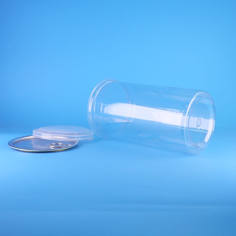 Frasco de PET de 700 ml livre de BPA com tampa fácil de abrir para armazenamento e embalagem de alimentos