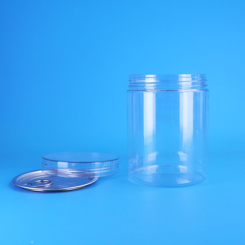 Custom Food Grade Leak Proof PET Storage Jar with Screw Cap for Candy and Nuts