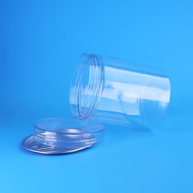 Pote de Plástico PET Livre de BPA com Design Personalizado e à Prova de Vazamentos para Armazenamento de Alimentos