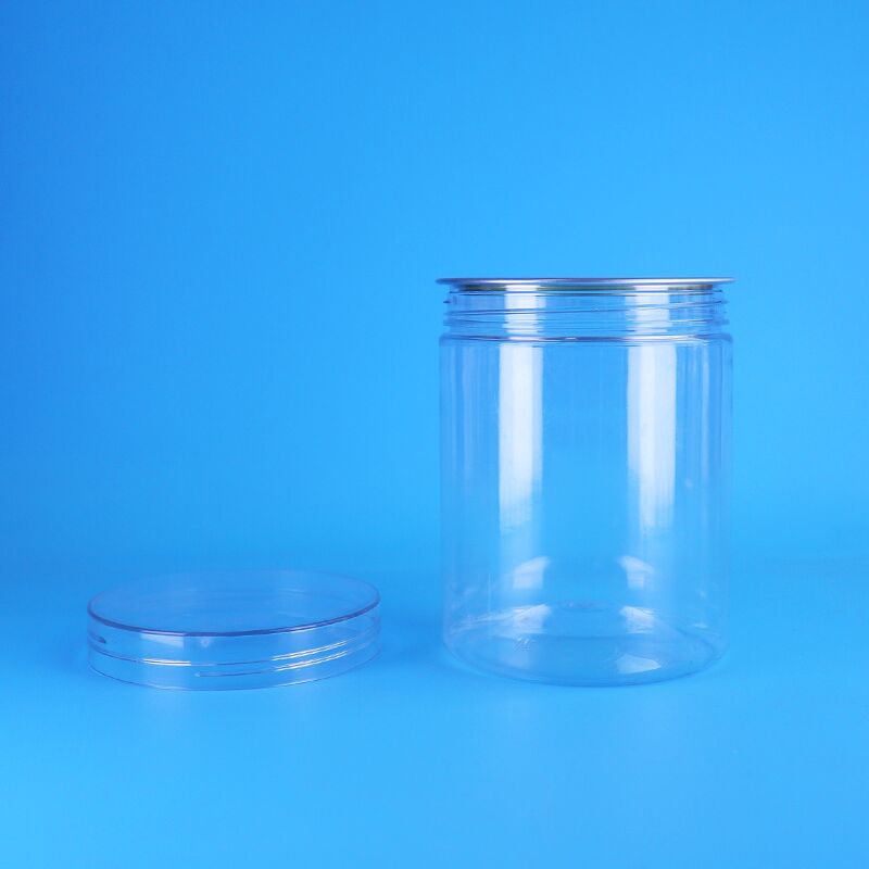 Pote de Plástico PET Livre de BPA com Design Personalizado e à Prova de Vazamentos para Armazenamento de Alimentos