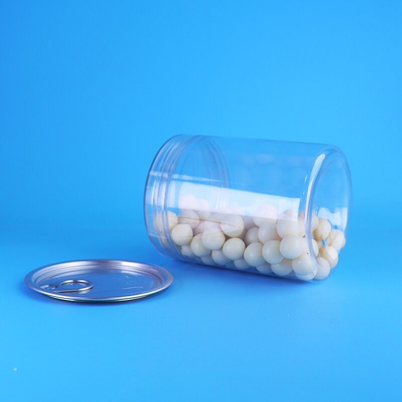 Pote de Plástico PET Livre de BPA e à Prova de Vazamentos com Design Personalizado para Armazenamento e Embalagem de Alimentos