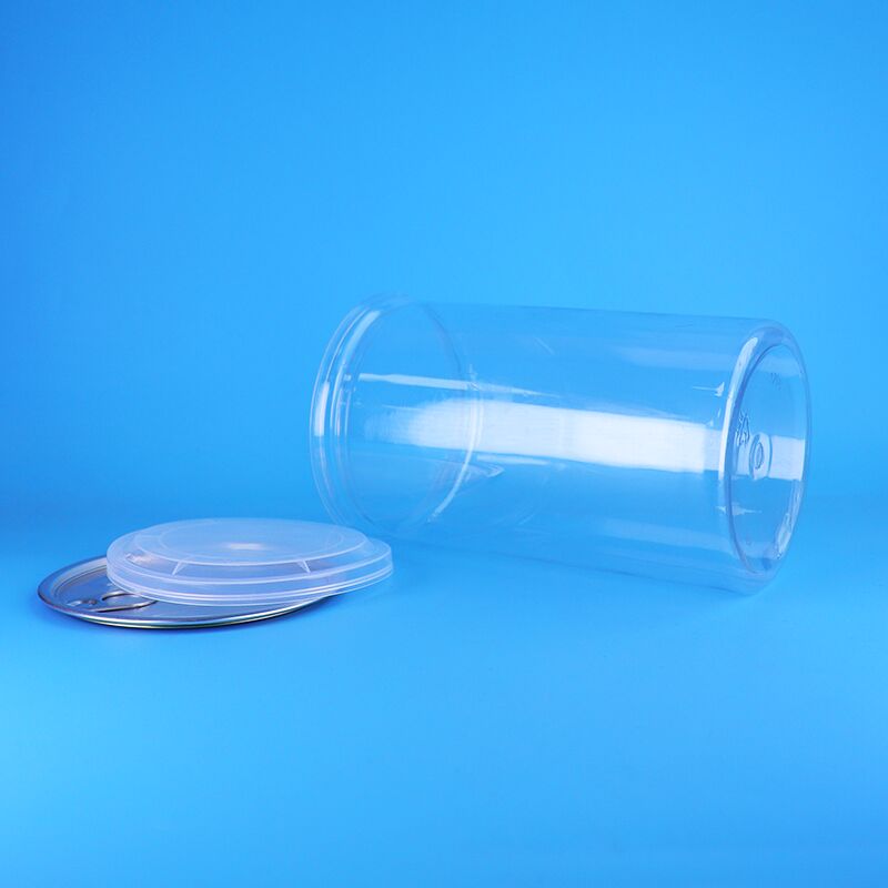 Food Grade PET Clear Cans For Storing Fruit Tarts Cheese Cakes Gourmet Desserts