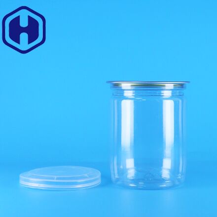 Amendoins orgânicos selvagens da selva Alimentos secos Tubo plástico com extremidades fáceis de abrir Latas de pipoca PET transparente