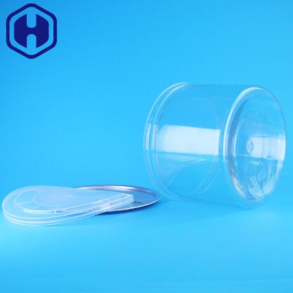 100% Hermético Pote de Plástico PET de Grau Alimentício com Tampa de Fácil Abertura para Embalagem de Frutas Secas e Nozes