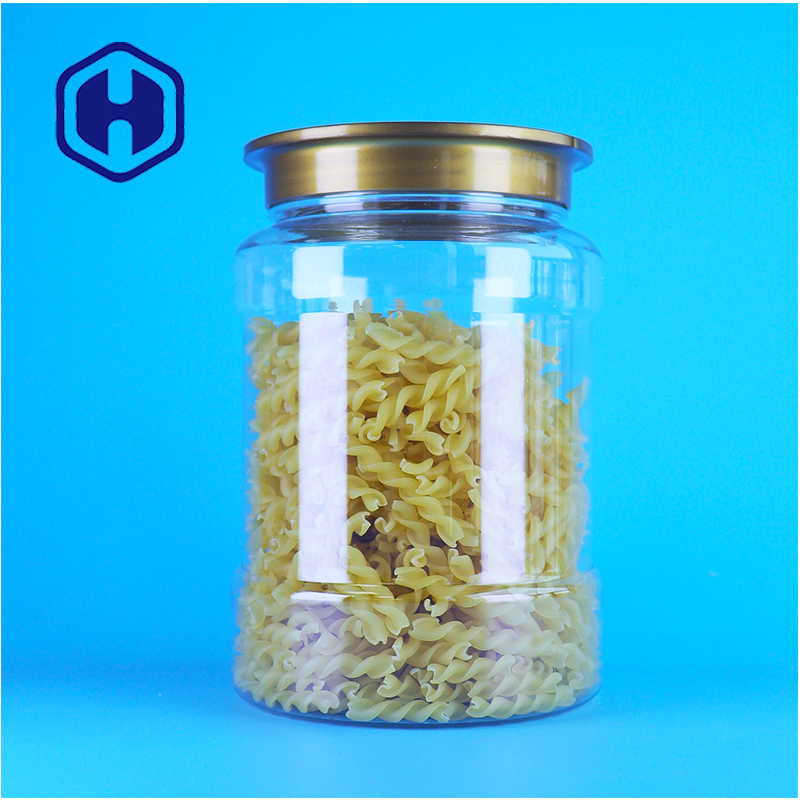 Melhor Capa de parafuso de qualidade alimentar Deserto de plástico transparente Recipiente de armazenamento personalizado de alimentos secos