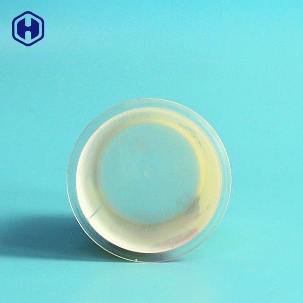 Da prova líquida do escape da parte superior da folha do copo do suco de fruto IML copo vazio colorido do iogurte