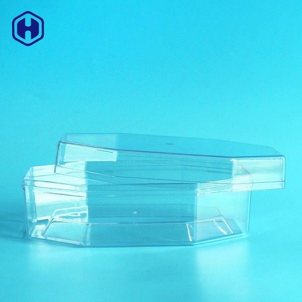 O armazenamento plástico do alimento do octógono range os bolos de chocolate que empacotam 340ml 12oz