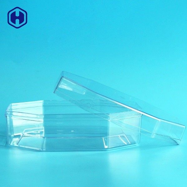 O armazenamento plástico do alimento do octógono range os bolos de chocolate que empacotam 340ml 12oz