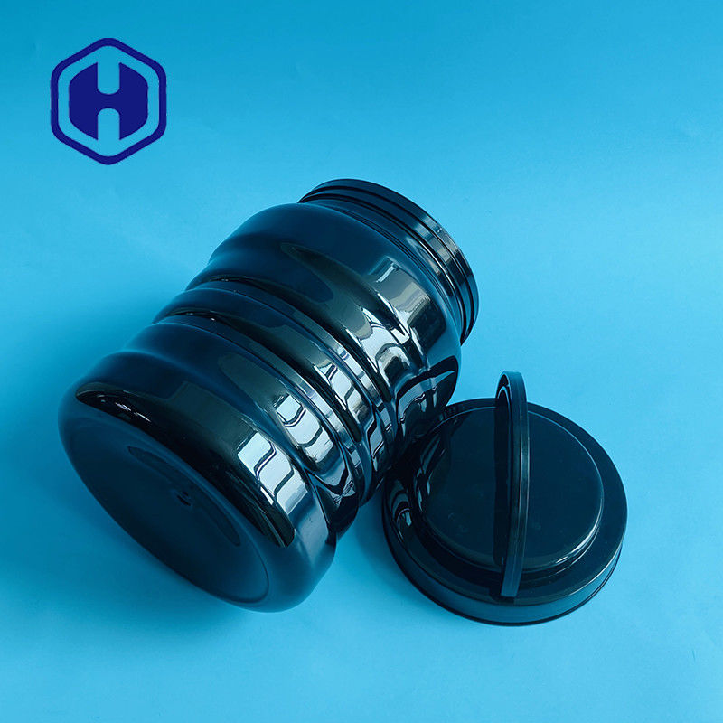 Frasco plástico do ANIMAL DE ESTIMAÇÃO do punho feito sob encomenda do tampão de parafuso 2450ml para o metal da porca do parafuso peças pequenas