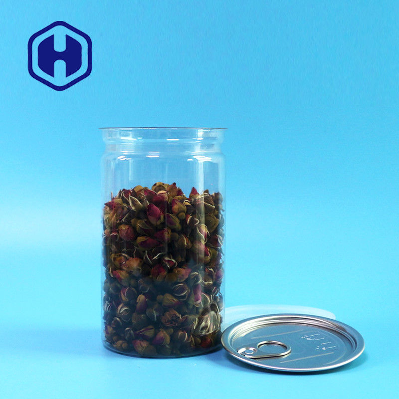 O ANIMAL DE ESTIMAÇÃO 16.9oz plástico aberto fácil redondo pode 500ml para amendoins secos das bagas dos petiscos