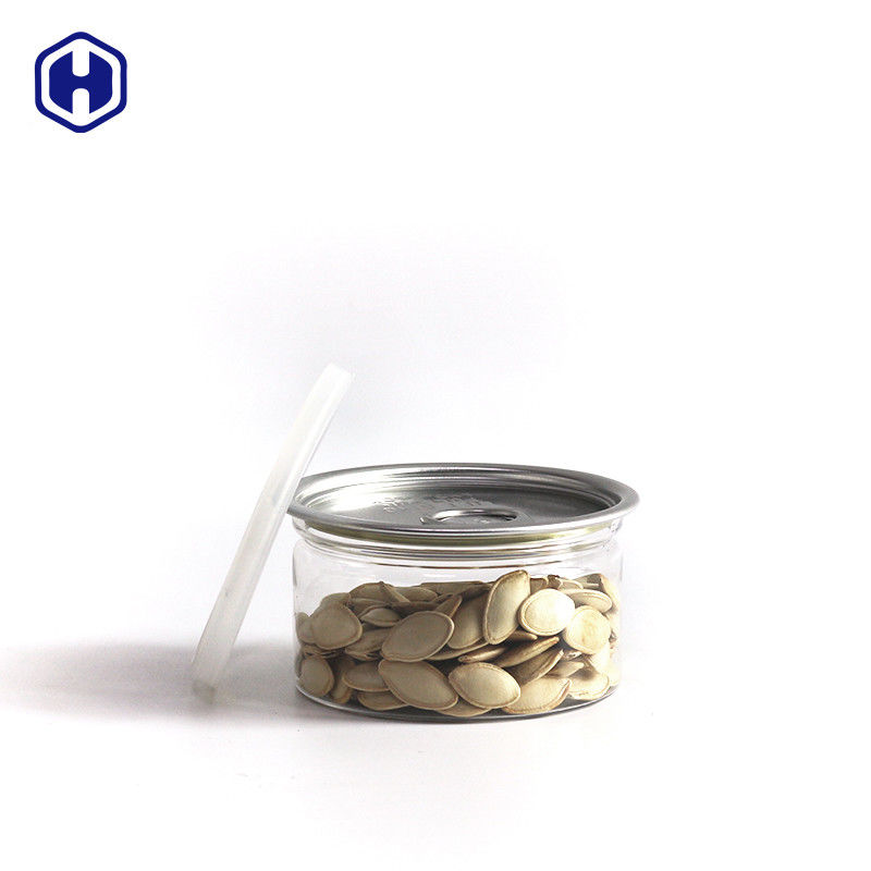 ANIMAL DE ESTIMAÇÃO seco Tuna Can da altura de 100ml 3.5g Herb Clear Plastic Cans EOE 211# 38mm