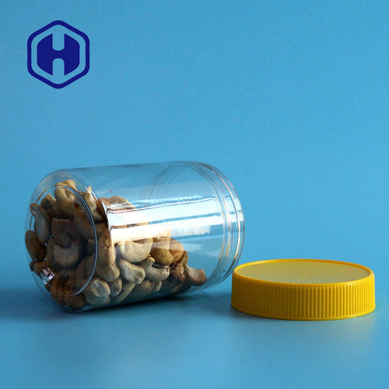 As porcas livres de Bpa escapam o círculo reto transparente plástico do ANIMAL DE ESTIMAÇÃO do frasco 350ml da prova com tampa