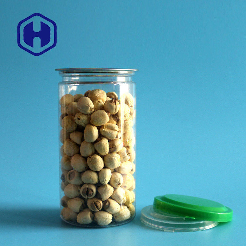 o biscoito plástico claro do chocolate das sementes das latas de 211# 440ml barra o ANIMAL DE ESTIMAÇÃO fácil da extremidade aberta pode