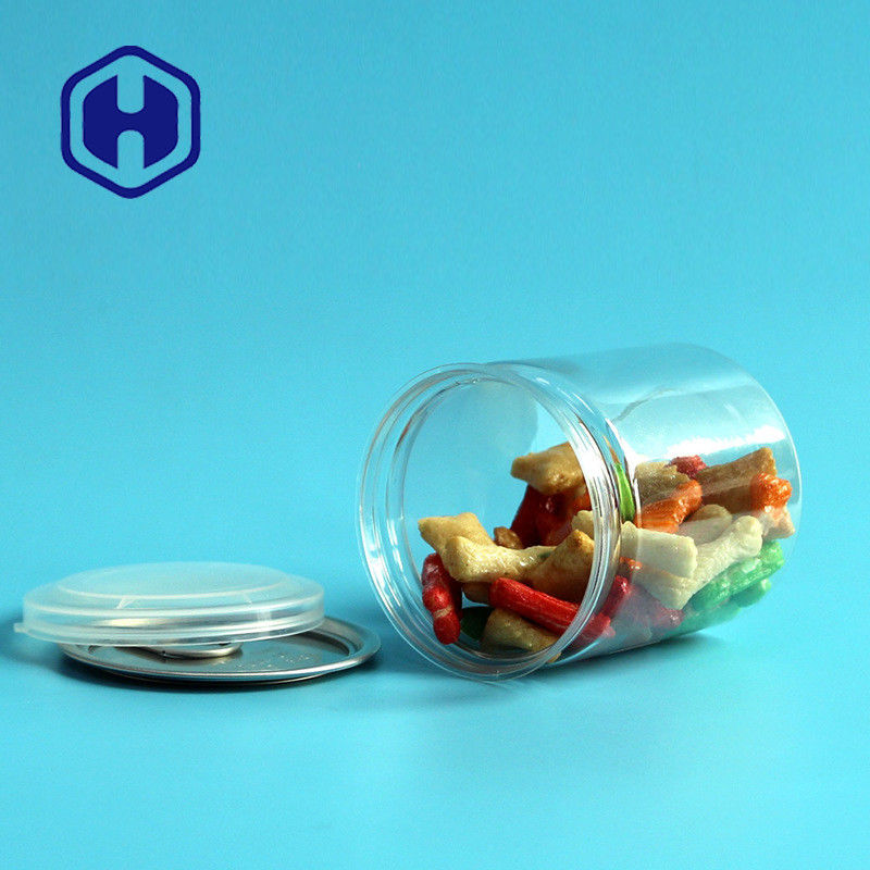 empacotamento secado brilhante da carne de vaca seca da carne de porco das latas 250ml 211 8.5oz plásticas claras