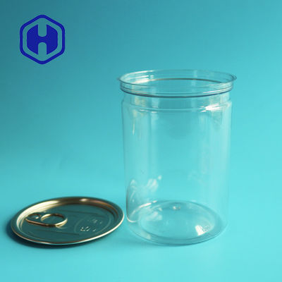 o círculo 350ml que embala a especiaria plástica enlata a extremidade aberta fácil do folha de Flandres do molho