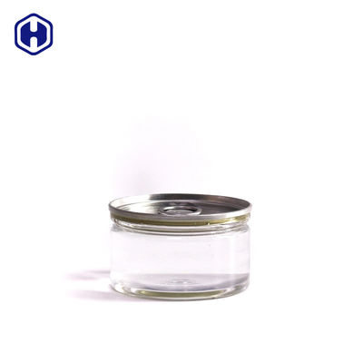 Proof de vazamento hermético transparente Pet fácil de abrir latas de plástico / Pet fácil de abrir latas para molho
