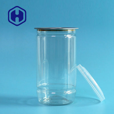 Latas PET transparentes para embalagens de molho e especiarias