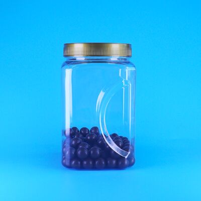 PET Transparente Brown Capa de plástico de qualidade alimentar Lolipop Amêndoa frasco de jaca seca