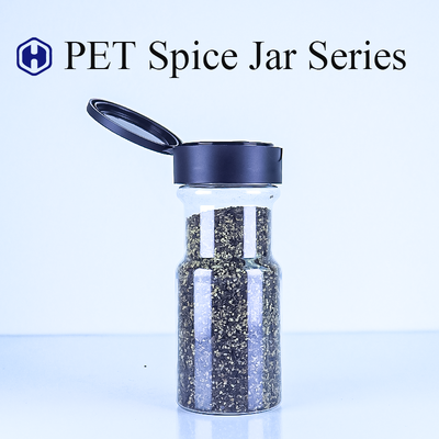 Garrafas de especiarias de PET personalizadas de venda por grosso Garrafas de temperos OEM